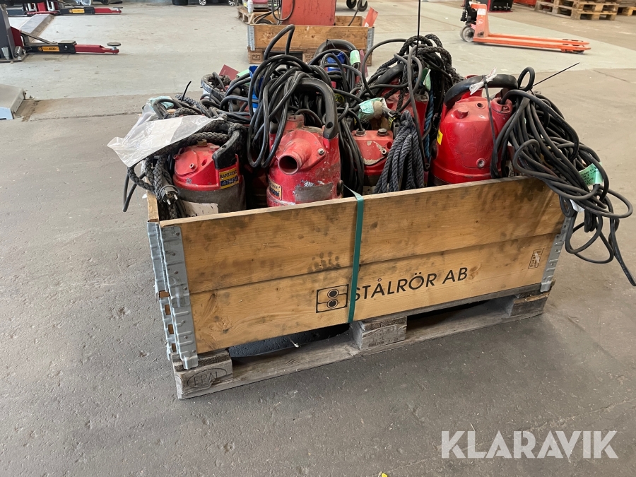 Diverse slam och länspumpar Grindex