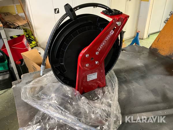 Slangvinda Reelcraft RT635-OMP för vatten och tryckluft, 11 m slang