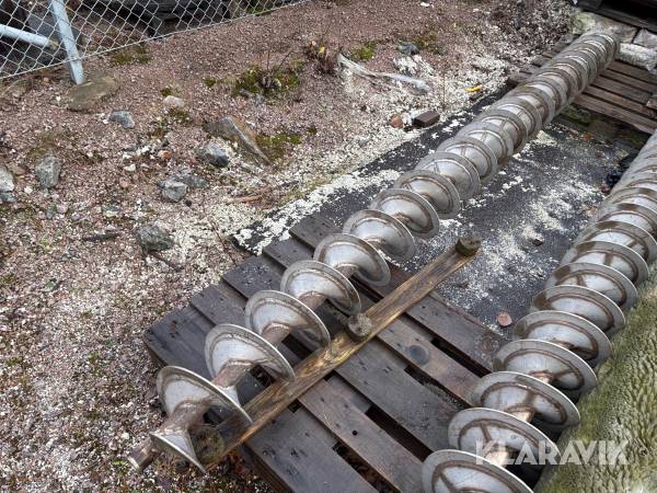 Frammatningsskruv , rostfritt stål