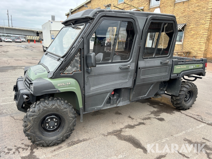 Arbetsfordon John Deere Gator XUV 4x4 855D S4 power steering dubbelhytt