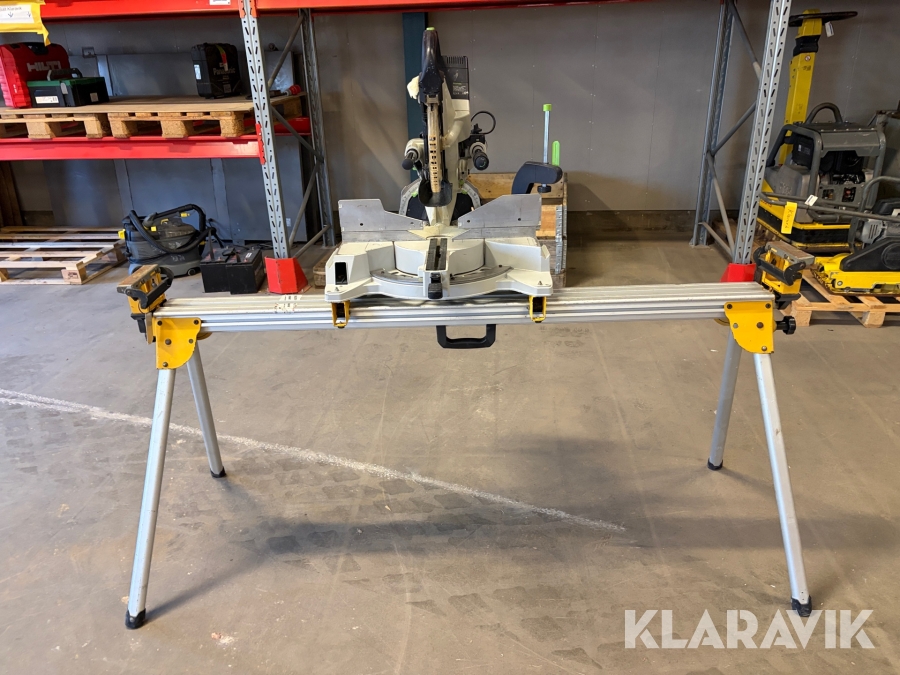Kap och geringssåg 1 st, Sågbänk 1 st Festool / Dewalt 
