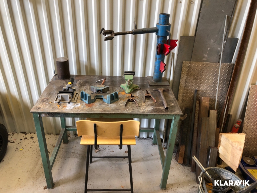 Svetsbord med tillbehör 