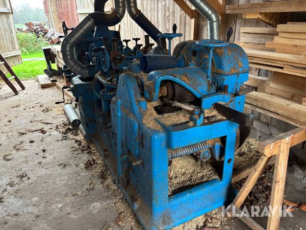 5-kutterhyvel Jonsereds 51149 dieseldriven med spånsug och cyklon