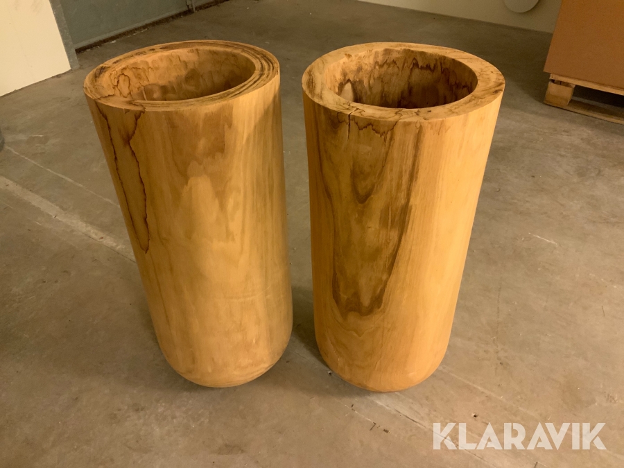 Krukor i trä 2st