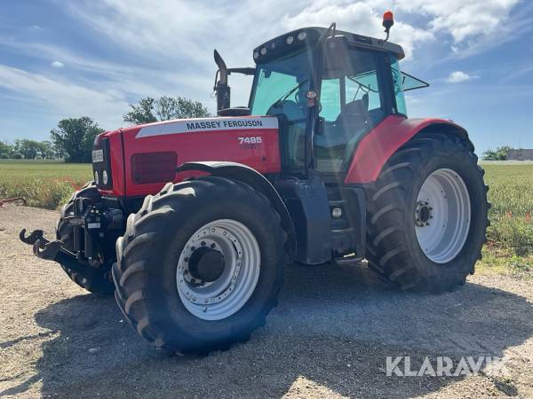 Traktor Massey Ferguson 7495 Dyna VT med frontlyft