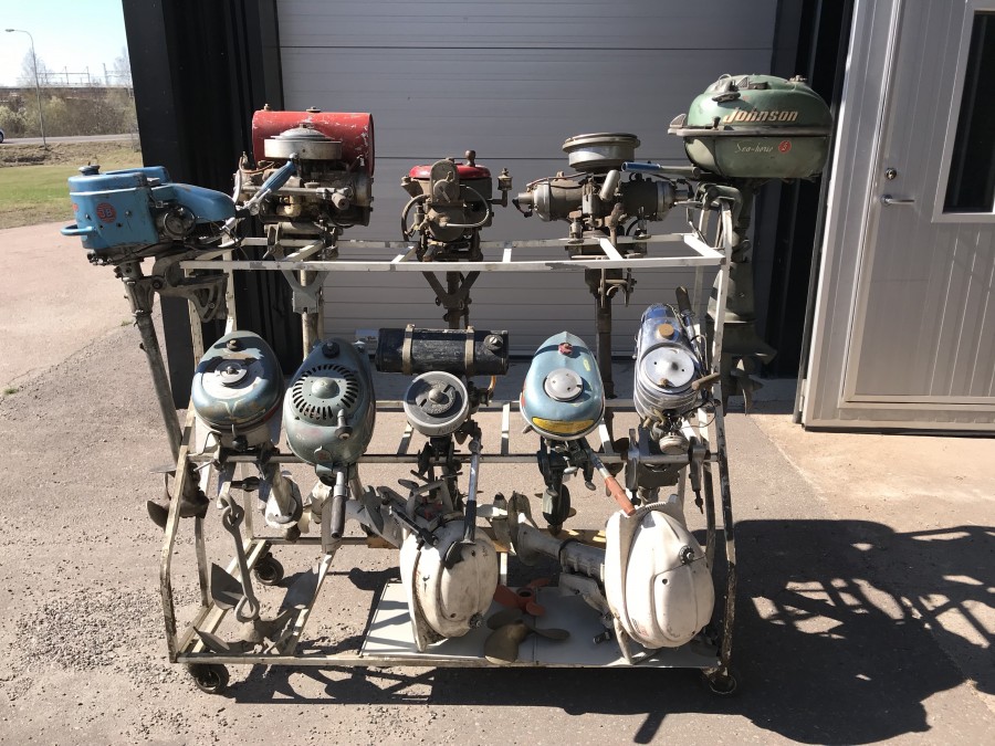 Veteran båtmotorer 13 stycken