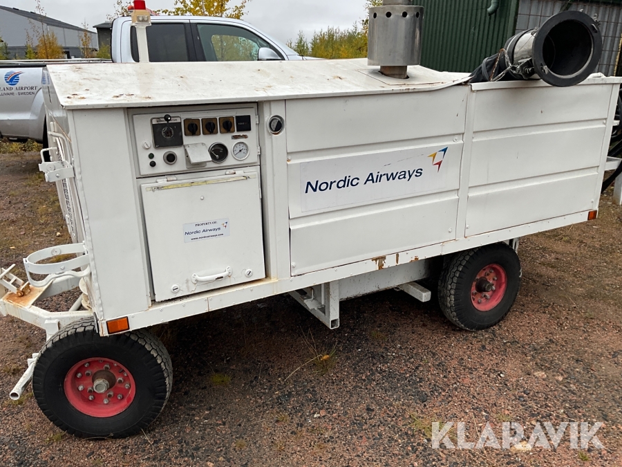 Uppvärmningsanläggning till flygplan Kocoverk