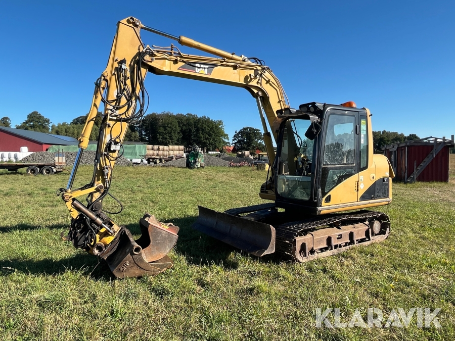 Grävmaskin CAT 307 C med tillbehör