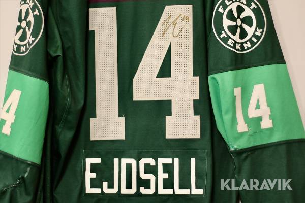 Viktor Ejdsell #14 i Färjestad BK – använd matchtröja 2022/23