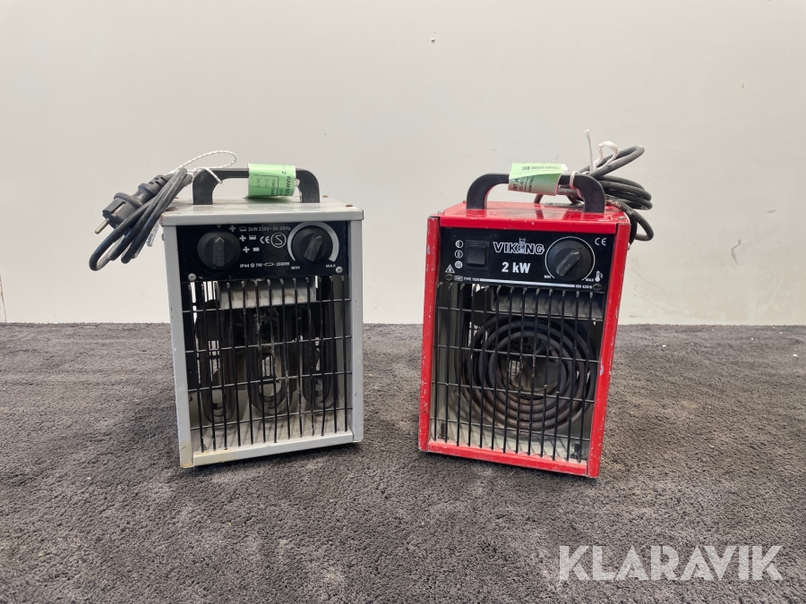 Varmluftsfläktar 2KW