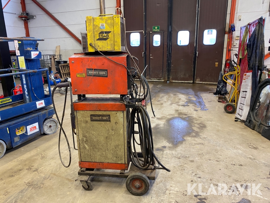 Svets Nordsvets-Kemppi Lisa 15 med Esab vattenkylning