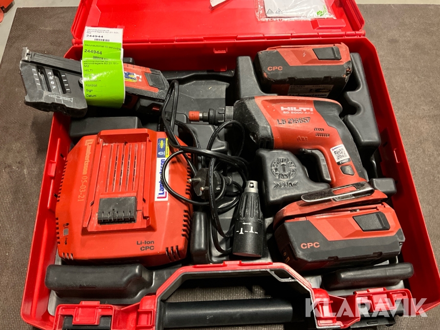 Skruvdragare Hilti SD 5000-A22 med skruvautomat SD-M 2