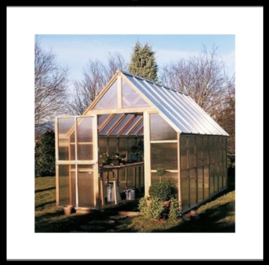 Orangeri/växthus  i trä 8,8m2