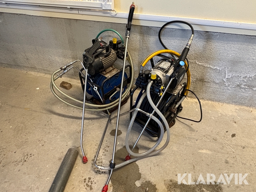 Utrustning till taktvätt