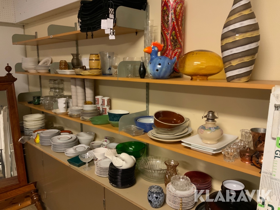 Diverse blandad porslin