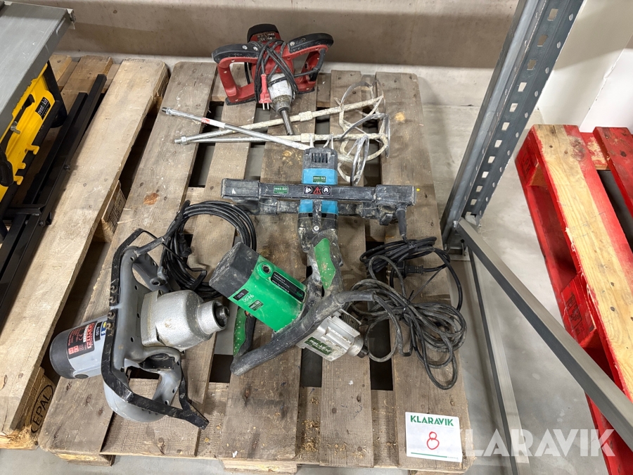 Paket med betongmaskiner