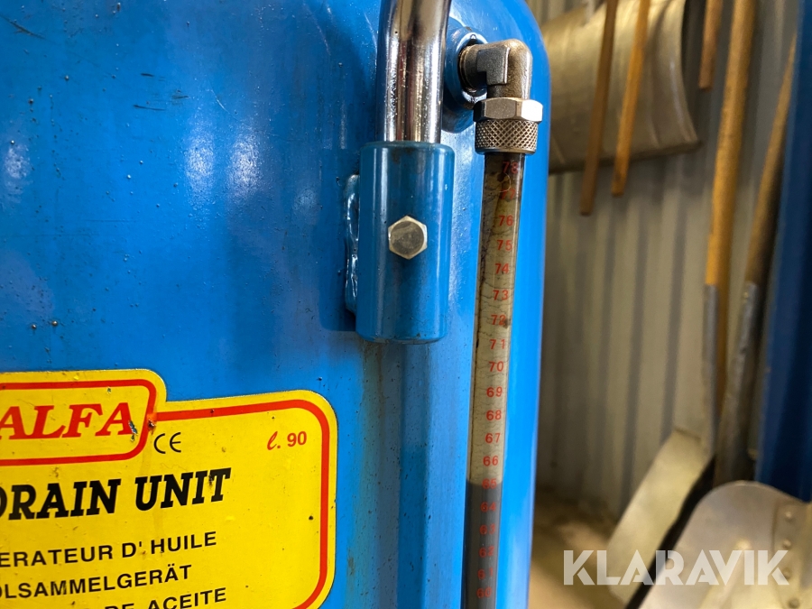 Klaravik Auktioner Oljesamlare ALFA Oil drain unit 78L