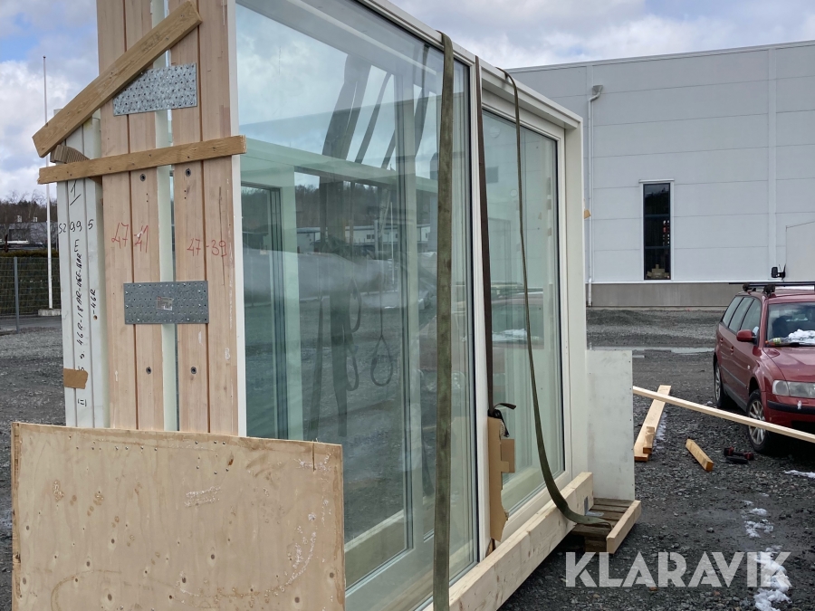 Glas och skjutdörrsparti Hajom 40x26