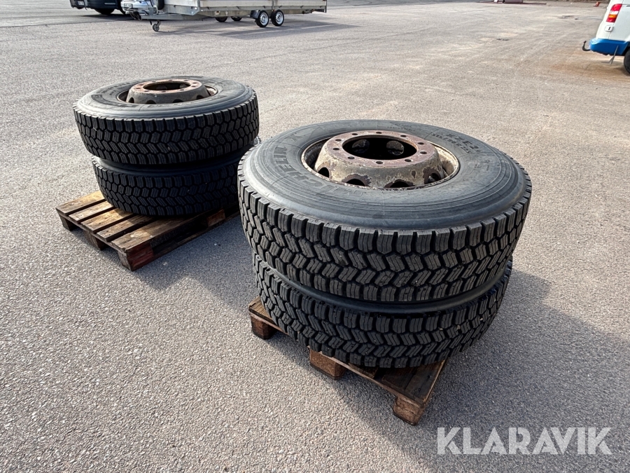 Lastbilsdäck Michelin 315/80R 22.5 4 st