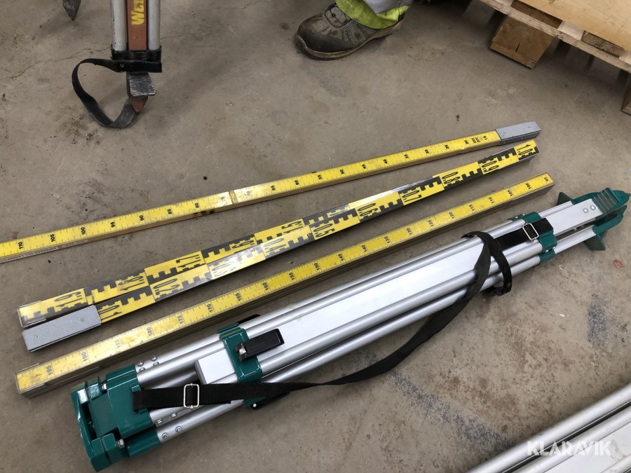 1st mätstativ samt mätpinnar