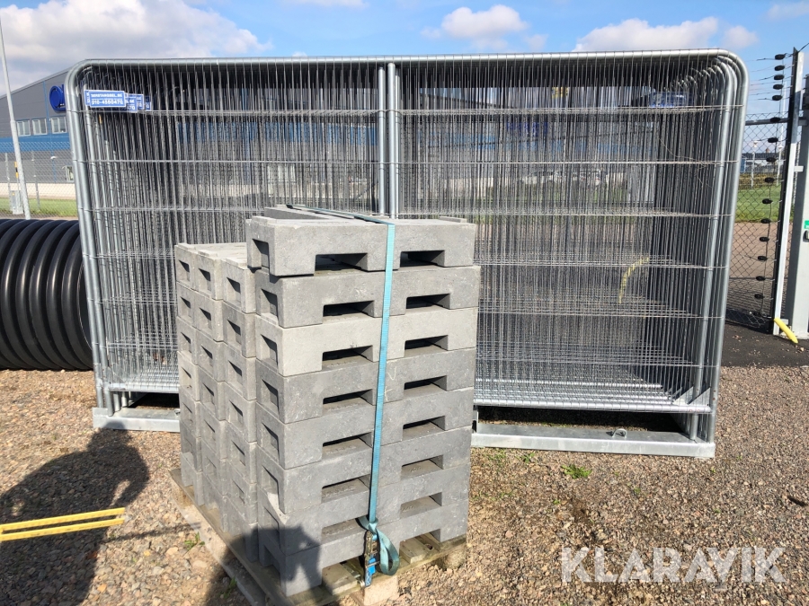 Stängsel med fundament 30st SER Stängsel