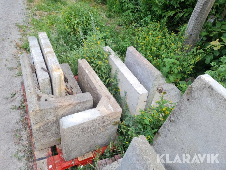 Kantsten/L-stöd/Betongplattor