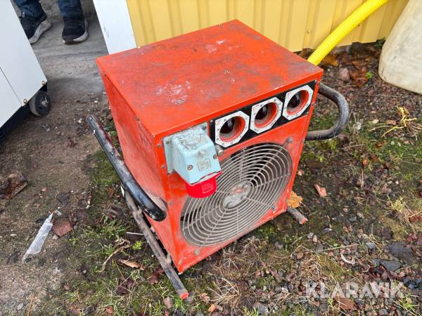 Värmefläkt Vittsjö Elvärmeindustri EBL 9000