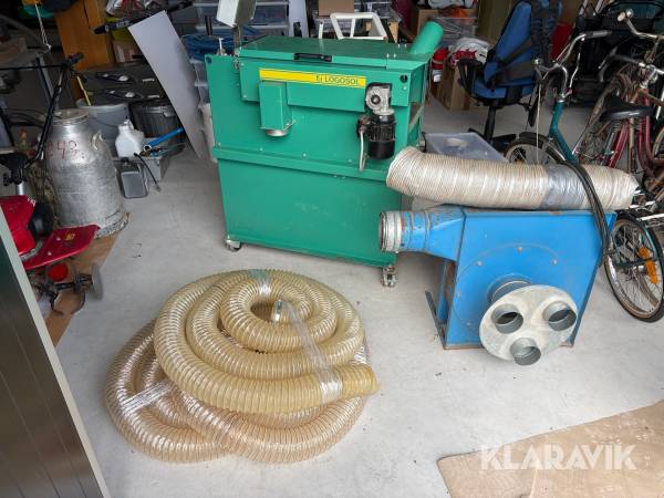 Panelhyvel Logosol PH 200 med spånfläkt