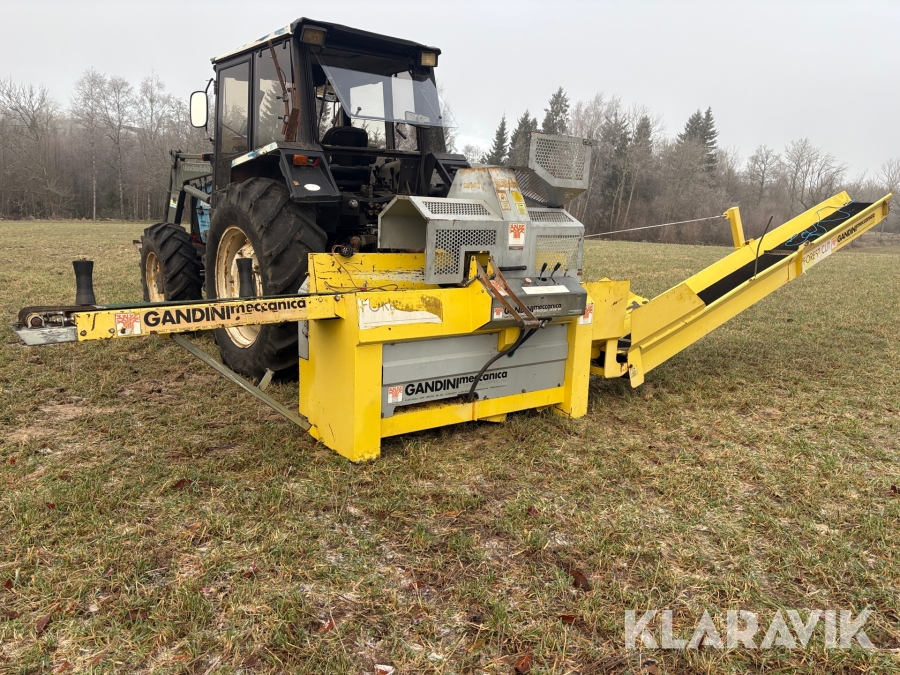 Traktordriven Vedmaskin Gandini Meccanica Forrest Cut 48 CI