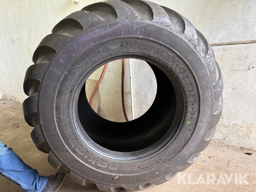 Nokian Tyres Nordman Forest F 710/45-26.5 – Nytt skogsdäck