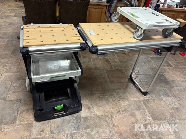 Verktygsbänk och rullvagn Festool MW 1000