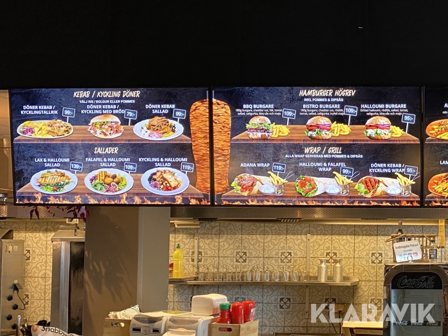 43” Monitorer för restaurangmeny Samsung PM43H - 2 st