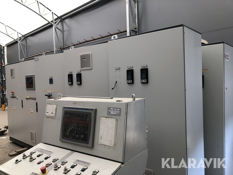 Kontrollskåp DKC för kross transportanläggning