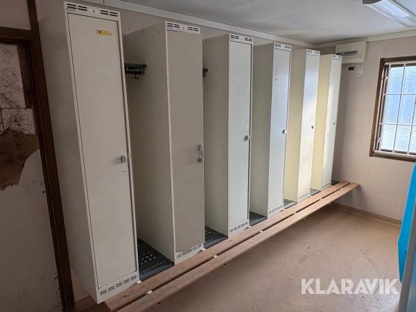 Omklädningsskåp med bänk Sono