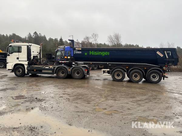 Ekipage MAN TGS 26.500 6x6H BL dragbil + släp Carnehl