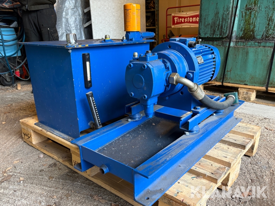 Hydraulpump med tank