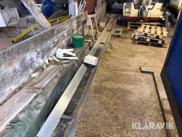 Transportband för ved 7m med elmotor