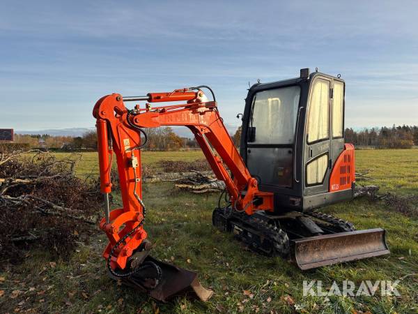 Grävmaskin Nante NT25 med skopor