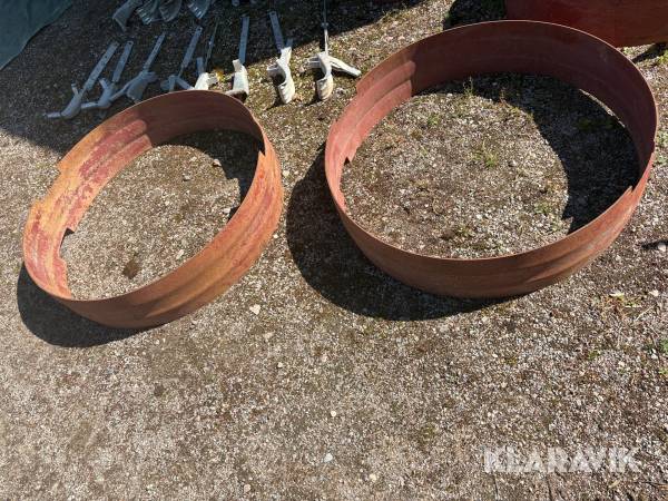 Delar till dubbelmontage ringar och spännare