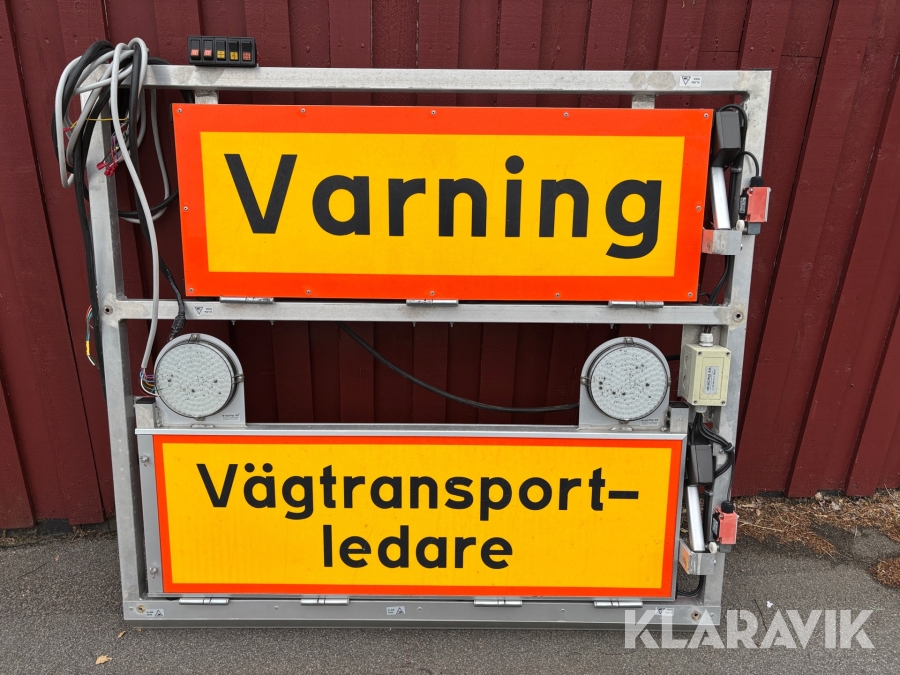 Varningsskylt/takskylt ACMP Vägtransportledare