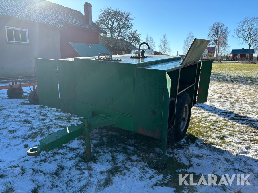 Tankvagn dubbla tankar