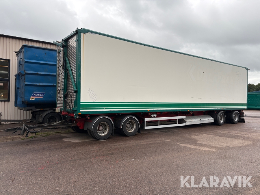 Flisvagn Eksjövagnen FS 10-20 med fjärrstyrning