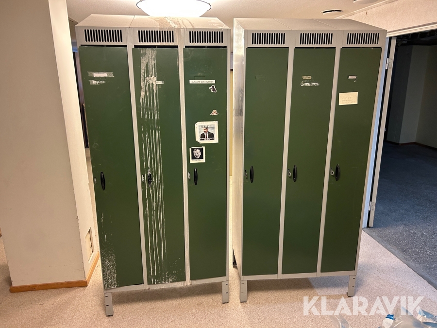 Klädskåp 2 st
