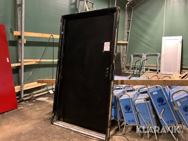 Ståldörrar med karm 12x21 Swedoor