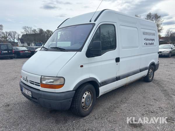 Skåpbil Renault Master högtryckstvättsutrustad