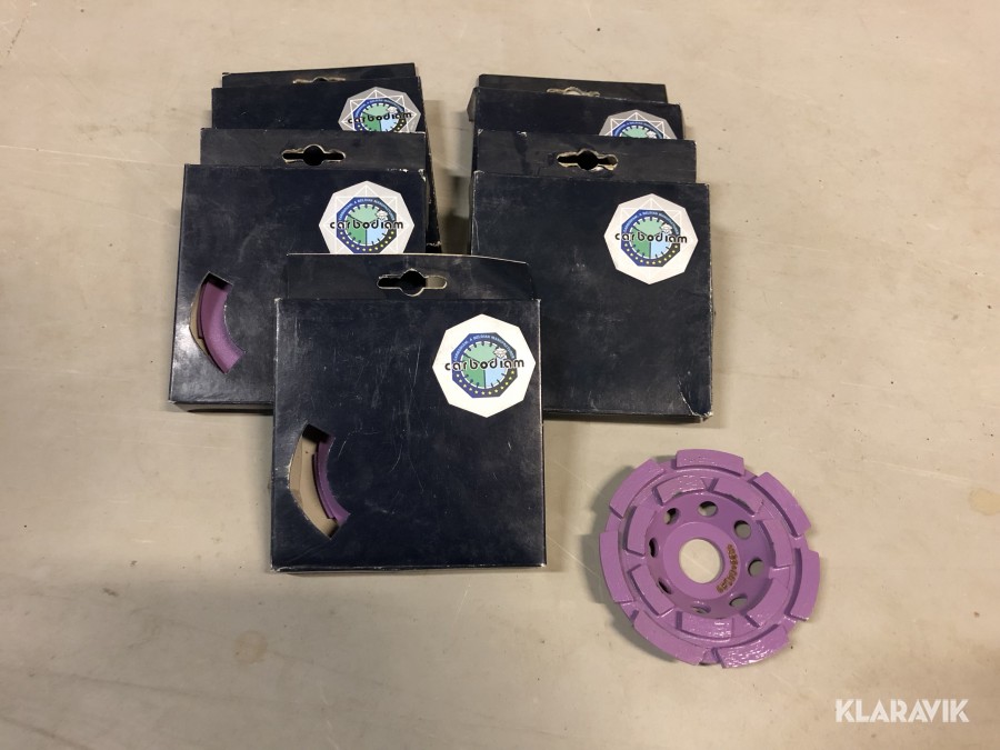 6st Diamantslipskivor