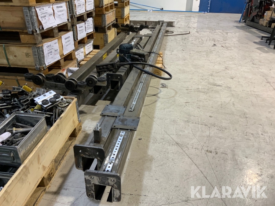 Traverssystem med telfer Demag 250 kg
