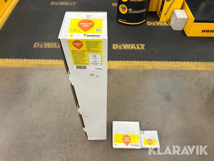 Skiktfolie & rörmanschett Weber