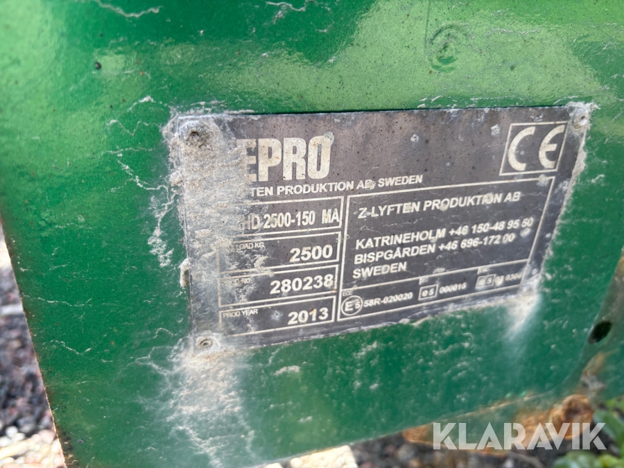 Trailerchassi Chereau CSD2