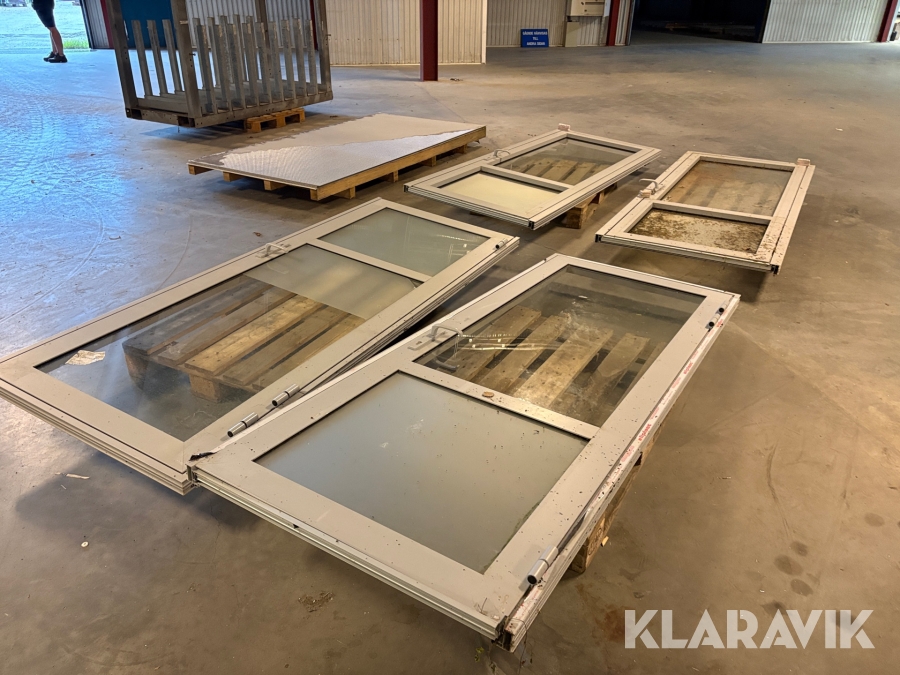 Glasdörrar parti 4 st